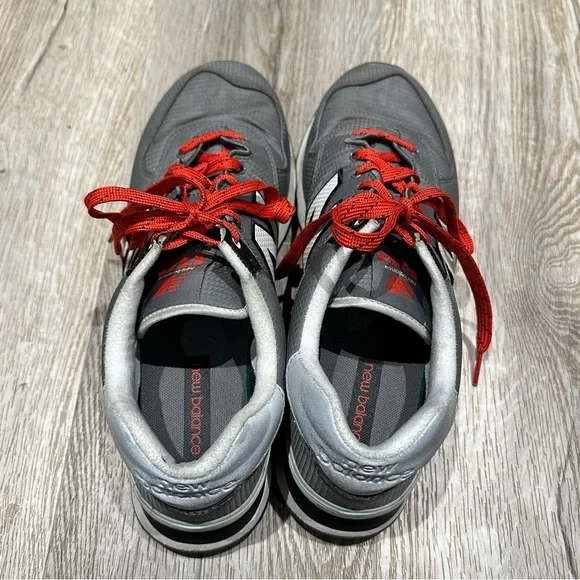 New Balance 574 castlerock gray black sneakers size 10.5 - Picture 5 of 8